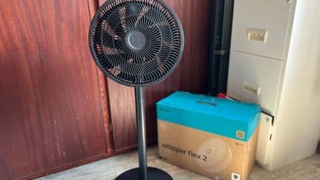 'I've kept my new Whisper Fan turned on all the time to keep me cool through the heatwave'