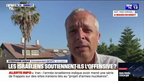"Ces frappes sont sans précédent": les israéliens se réveillent sous le choc après une nuit de bombardements