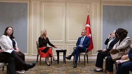 Dışişleri Bakanı Hakan Fidan, İrlanda-Türkiye Dostluk Grubu üyeleri ile görüştü