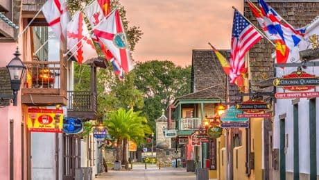 The oldest established town in every US state
