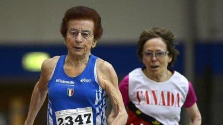 Emma Maria Mazzenga, velocista a 92 anni: ora la scienza studia i suoi record. «Nei suoi muscoli l?ossigenazione è pari a quella di una 20enne»
