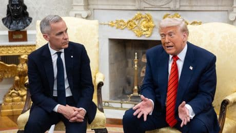 Carney defiende ante Trump que "Canadá no está a la venta"