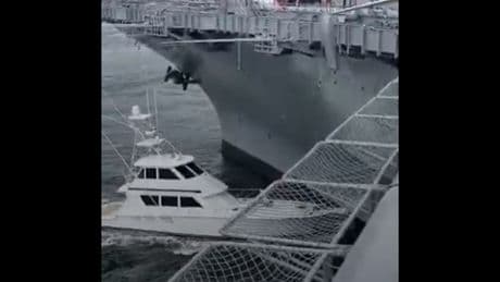 Boat crashes into USS Midway, causing $100,000 in damage to historic ship