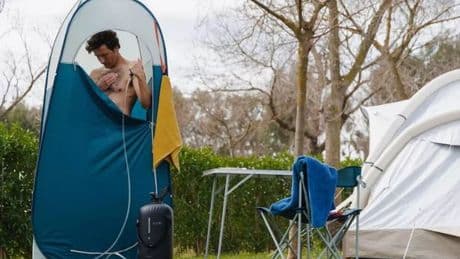 Portable shower that has ‘better pressure than the one at home’ is perfect for camping trips