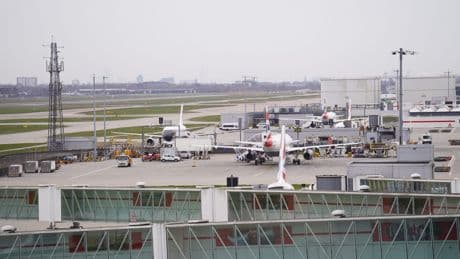 Some flights in Britain were briefly grounded or diverted. What happened?