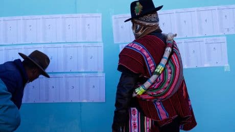 Bolivia votes, a protest in Mexico and more top photos this week from Latin America
