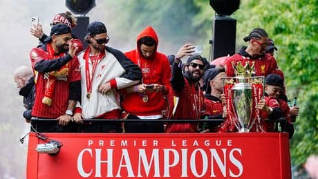 Liverpool celebrate Premier League title with procession