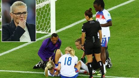 England face major injury worry ahead of Euro 2025 semi-final - as Sarina Wiegman confirms star 'rolled her ankle' in dramatic Sweden win