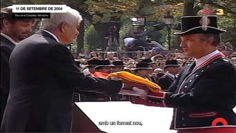 Rull se inspira en Maragall y recupera la izada de una gran 'senyera' en el Parlament por la Diada