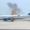 Flammen lodern aus Triebwerk: 282 Passagiere aus brennendem Airbus evakuiert