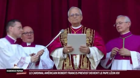 En vidéo, le premier discours du pape Léon XIV