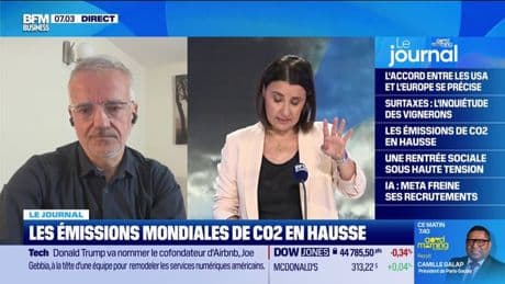 Émissions mondiales de CO2 en hausse: "Une tendance qui devrait se confirmer durant le mandat de Donald Trump", réagit Patrice Geoffron, directeur de l'équipe Énergie Climat
