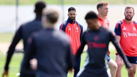 Man Utd stars on trial before Europa League final as Ruben Amorim teases transfer
