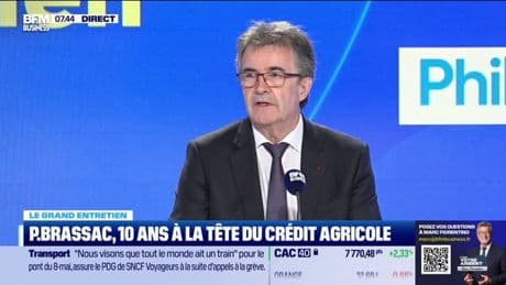 P. Brassac, 10 ans à la tête du Crédit Agricole