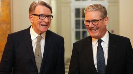 Starmer destituye al embajador de Reino Unido en EEUU, Peter Mandelson, por sus vínculos con el pederasta Jeffrey Epstein