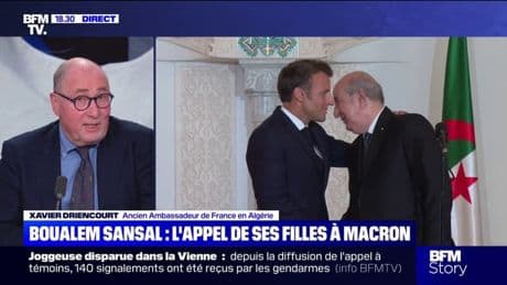 France-Algérie: "Boualem Sansal est l'otage de cette crise née du Sahara occidental", affirme Xavier Driencourt, ancien ambassadeur de France en Algérie