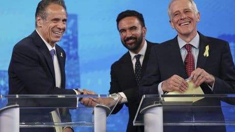 NYC mayoral candidates see who can promise more than upstart socialist Mamdani — while Cuomo ducks and dodges debate attacks