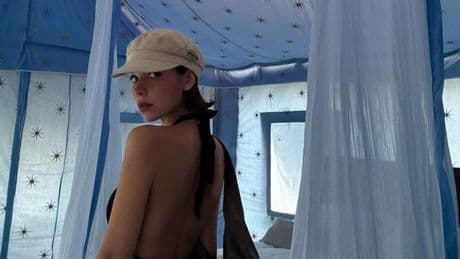 Cruz Beckham and girlfriend show off boujee Glastonbury experience with luxury tents and hot tubs