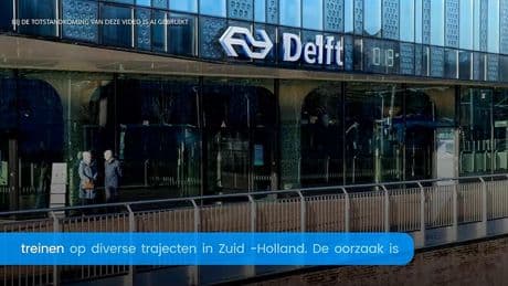 Dinsdagavond geen treinen tussen Leiden, Den Haag en Rotterdam door reparatie spoor
