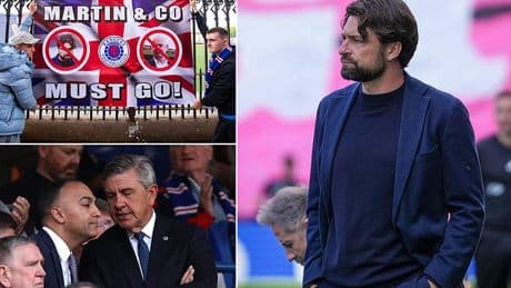 The fact he's not clearing his desk this morning must feel like progress for Rangers boss Martin
