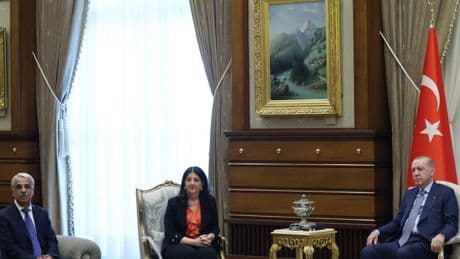 Cumhurbaşkanı Erdoğan, DEM Parti heyetini kabul etti
