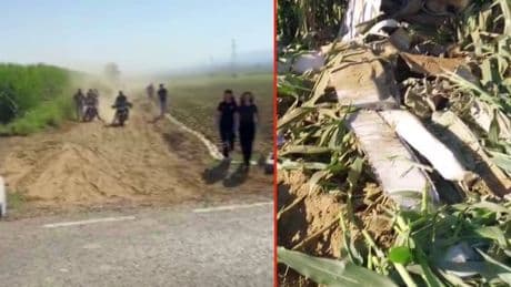 İzmir'de eğitim uçağı düştü: 1 pilot hayatını kaybetti