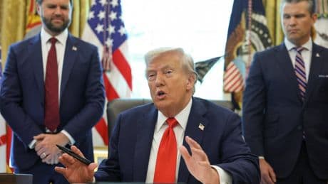 Trump insists he is not a dictator - but claims that many people think the US could use one