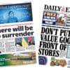 The Papers: 'No surrender' from Ukraine and 'Policing minister provokes ridicule'