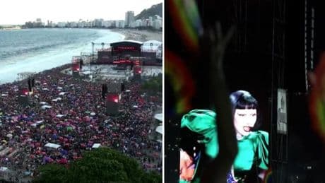 Lady Gaga in Brasilien - Millionen tanzen bei Konzert in Rio de Janeiro