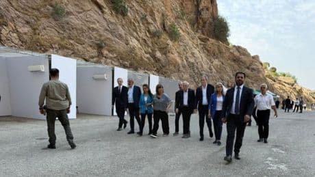 DEM Partililer, terör örgütü PKK'nın silah bırakma alanına geldi