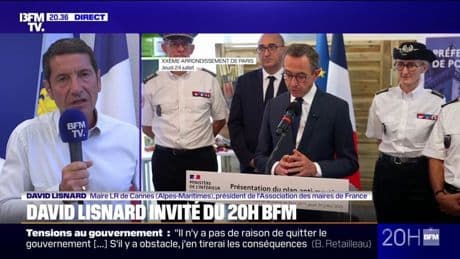 Tensions au gouvernement : "Il faudra sortir de ce gouvernement de circonstances", lance David Lisnard, maire LR de Cannes
