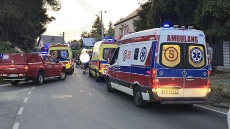 Seven children, aged 8 to 10, injured after glass container explodes