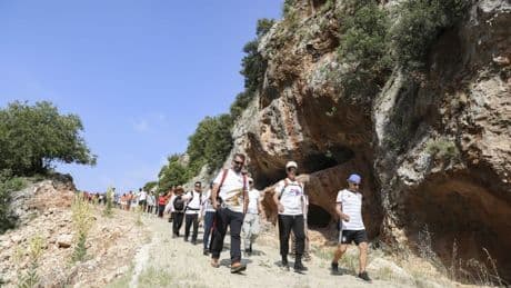 Mersin'de "Tarihi Kilikya Yolu" yürüyüşleri devam ediyor