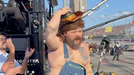 Comedian Druski’s viral ‘white-face’ performance stuns fans — and draws ire for racist portrayal of NASCAR fans