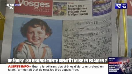 Affaire Grégory: la justice ordonne un interrogatoire de Jacqueline Jacob, la grand-tante du petit garçon, en vue d'une possible mise en examen