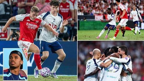 Tottenham signing dazzles on a quiet debut for Viktor Gyokeres, Arsenal are faced with a preseason worry - and there's a new set-piece king in town: THINGS WE LEARNED from Spurs' 1-0 win over their rivals in Hong Kong