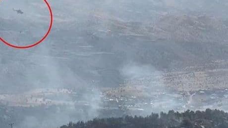 Şırnak’ta örtü yangını! Havadan karadan müdahale
