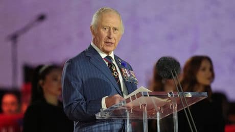 King Charles echoes his grandfather's historic VE Day speech as he marks 80th anniversary