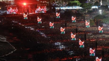 La Policía impide un atentado con bomba durante el multitudinario concierto de Lady Gaga en Río de Janeiro