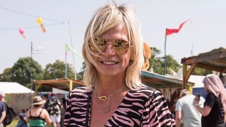 Zoe Ball spotted holding hands with mystery man and Fatboy Slim lookalike at Glastonbury