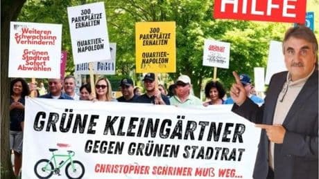 Kleingärtner streiten mit Stadtrat in Mitte um Fahrradstraße
