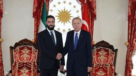 Dolmabahçe'de kritik zirve! Cumhurbaşkanı Erdoğan, Suriye Cumhurbaşkanı Şara ile görüştü