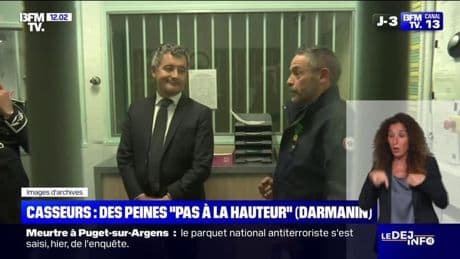 Violences après le sacre du PSG: Gérald Darmanin estime que les premières condamnations "ne sont plus à la hauteur"