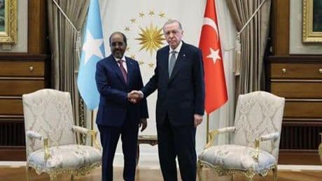 Erdoğan'ın Somali Cumhurbaşkanı Mahmud ile bir araya geldi! İşte görüşmeye ilişkin detaylar