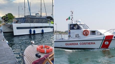 Catamarano fuori controllo, al timone non c'è nessuno: a bordo il comandante dormiva ubriaco