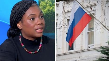 Russians seize on Kemi Badenoch comments Ukraine is fighting 'proxy war' for West and UK