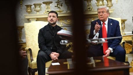 Trump on best behaviour as Zelensky enters the lion’s den
