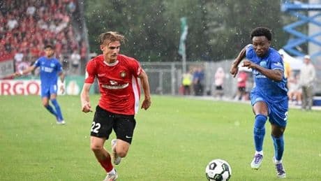 Gewitter-Pause: Leverkusen wird in Großaspach ausgebremst