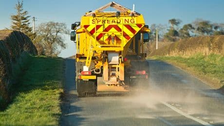 Snow gritters dispatched to stop roads from melting in sweltering heatwave