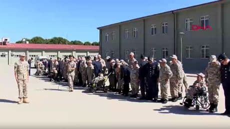 Manisa'da 56 engelli birey bir günlüğüne asker oldu